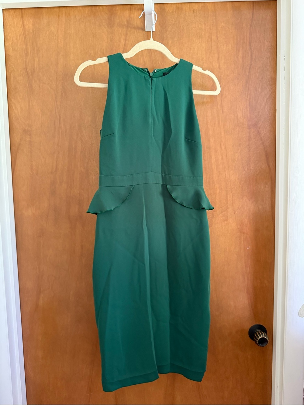 Ann Taylor Emerald Green Sleeveless Midi Dress